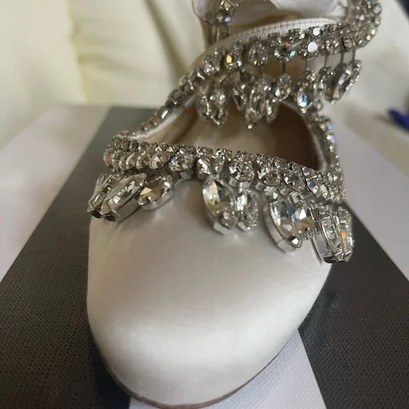 Aquazurra Stella Jewel Bridal 105mm Pumps - Picture 5 of 7